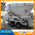 Towed By Truck Full Automatic Mobile Concrete Mix Plant Concrete Mixing Machine